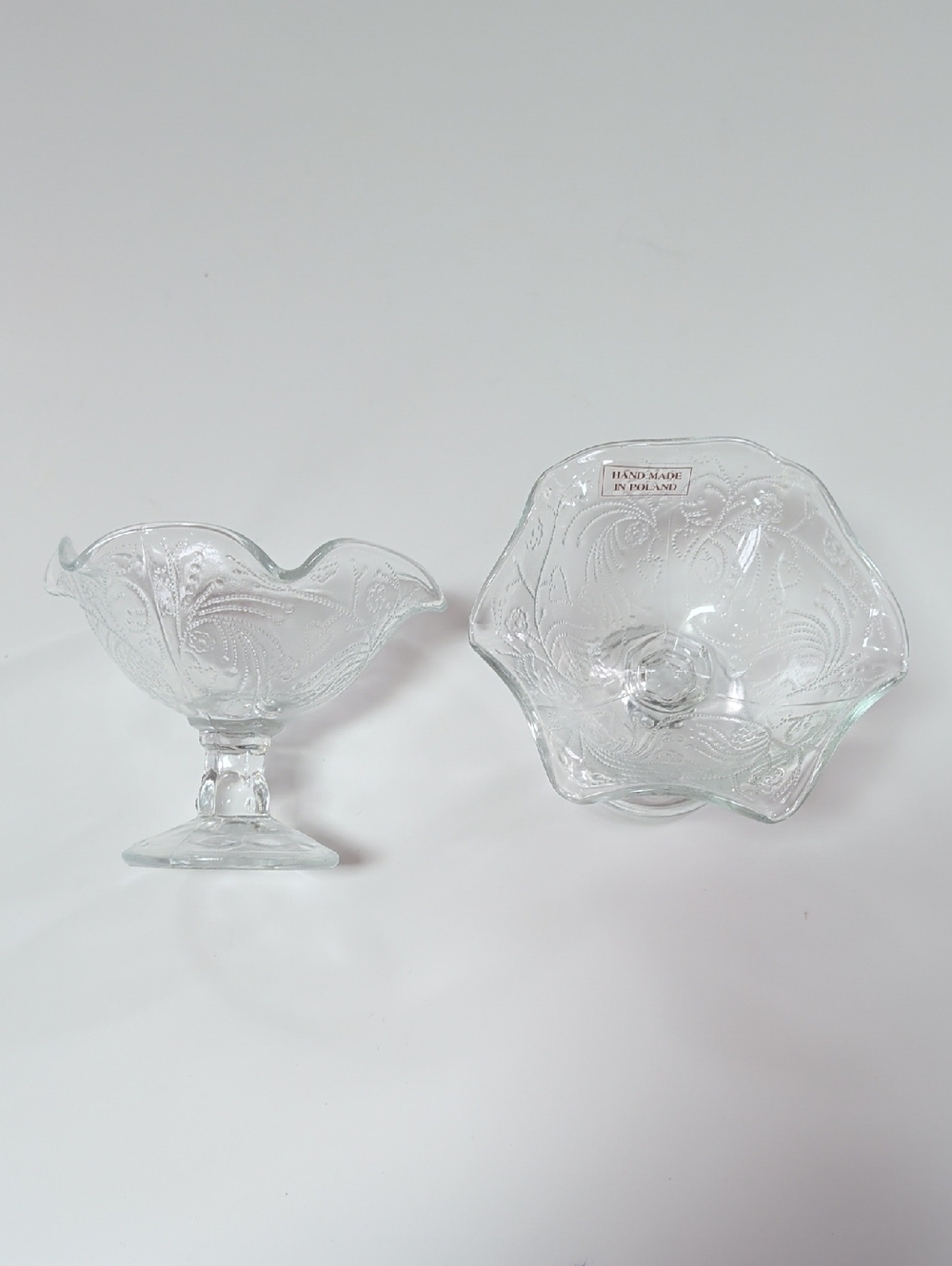 Southern Living At Home Set Of Two Glass Compote Dessert Bowls